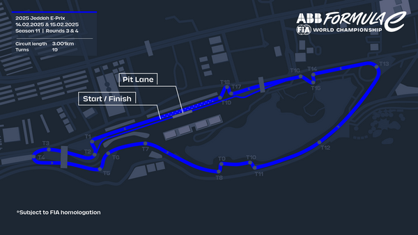 FORMULA E SET TO DEBUT ON ALL NEW JCC TRACK LAYOUT AT INAUGURAL JEDDAH E-PRIX